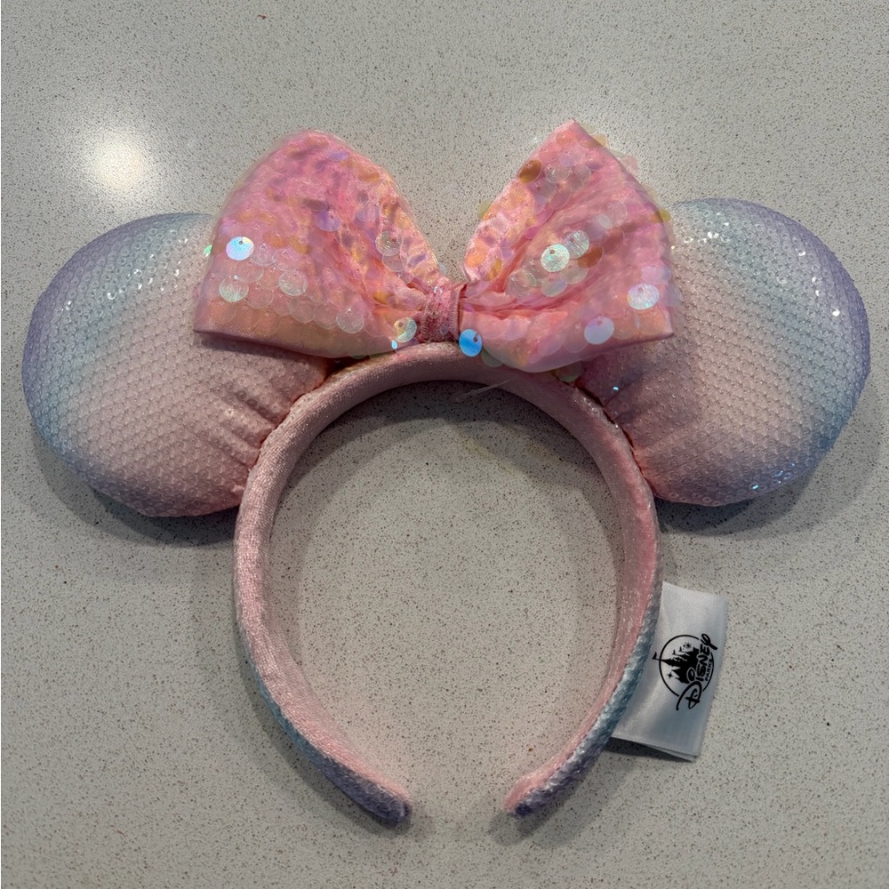 Sequin Bow Mouse Ear Headband